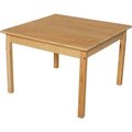 Wood Designs ‚Ñ¢ 36" Square Table with 24" Legs WD83724